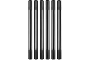 6Pcs Double Tip Fabric Marker for Clothes, Double Ended Black Fabric Marker Pen for Shirt Canvas Bag Shoes Fabric Writing Pen