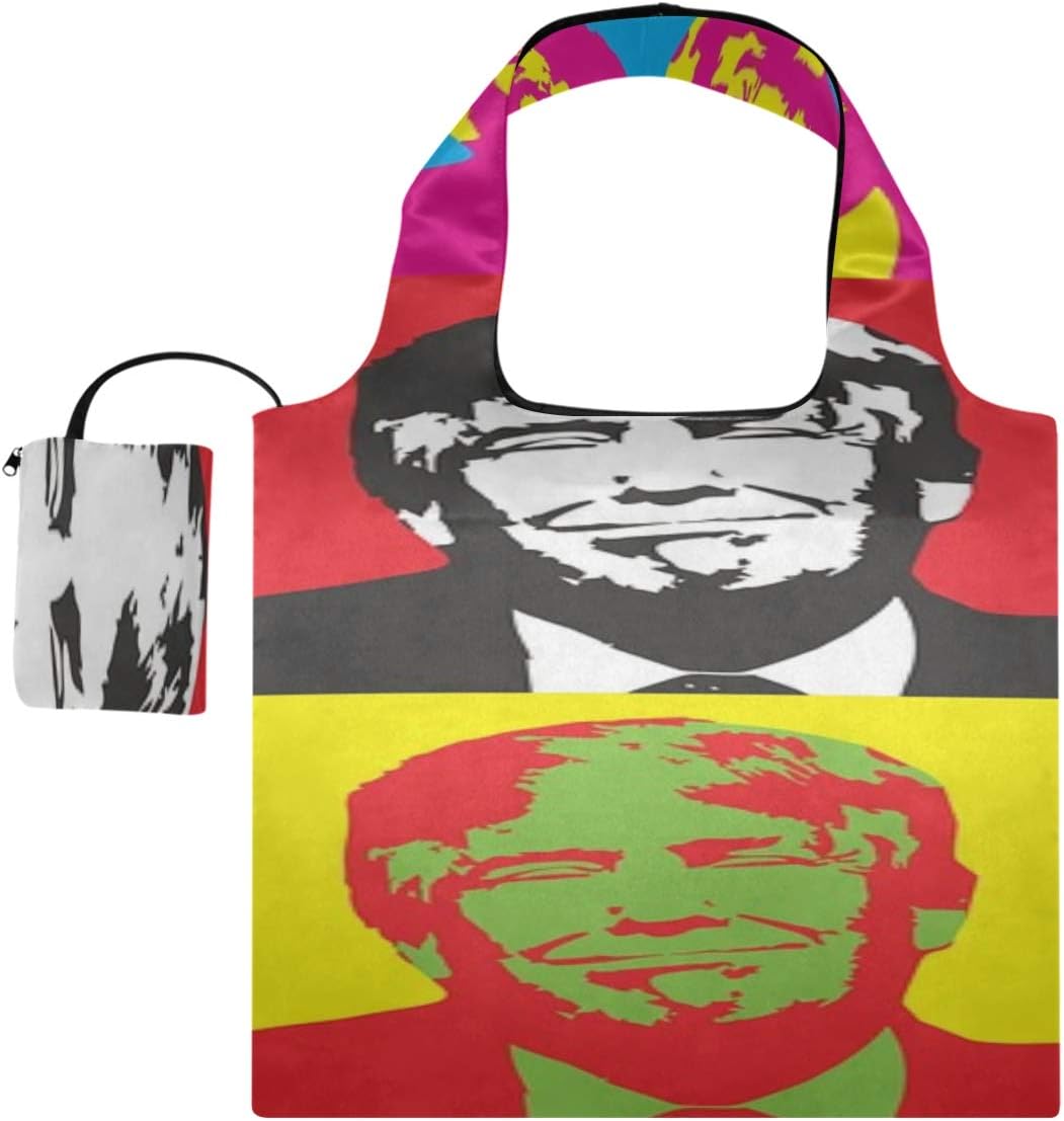 Large Tote Bag For Shopping Donald Trump Politician America