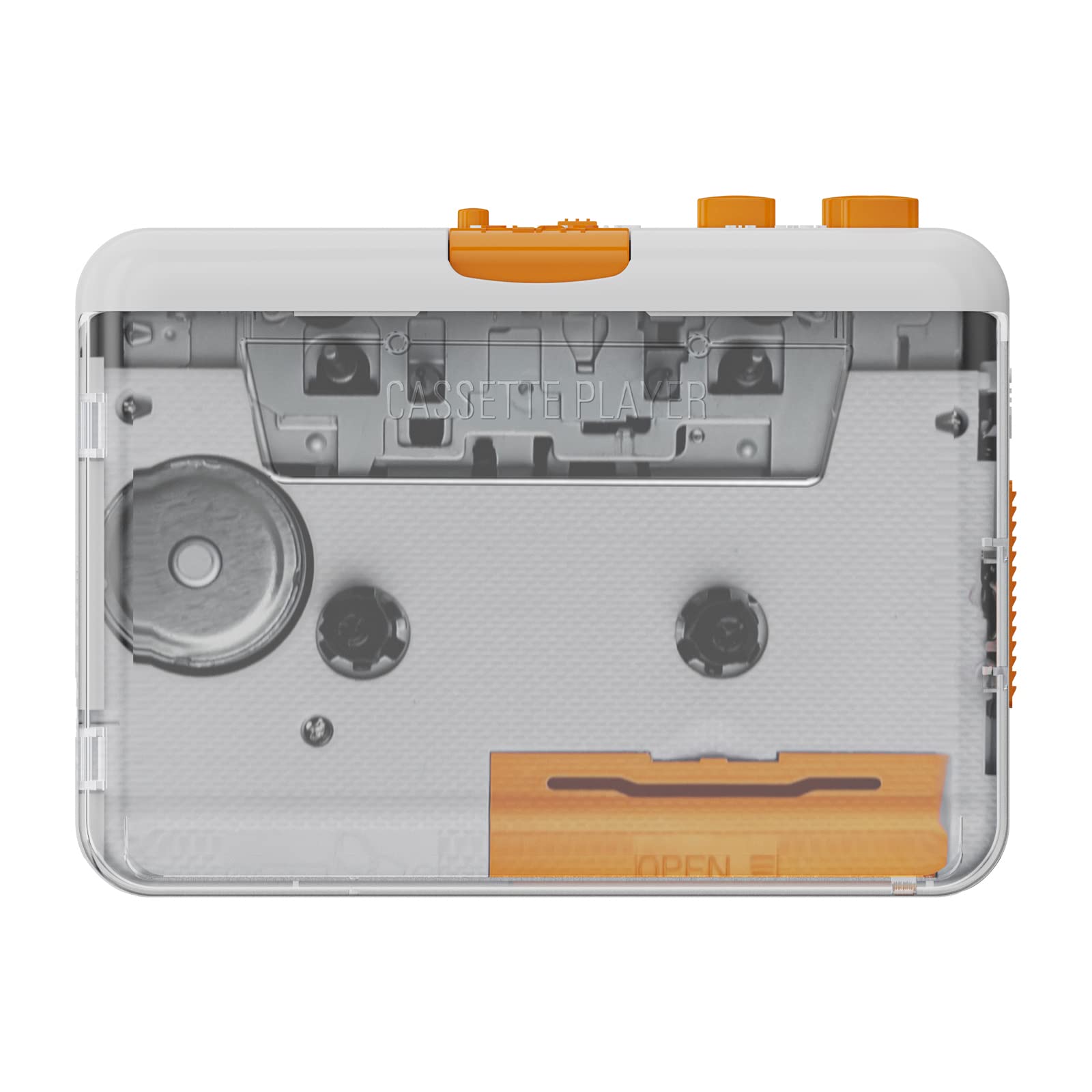 Portable cassette players, mono/dual-channel cassette to MP3/CD recorder via USB, compatible with laptops and PC, 218SP cassette tape-to-MP3 converter recorder via PC cassette tape player with