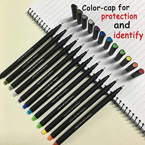 Vicnova Large and Small Sticky Notes Set with Fineliner Color Pens Set- 60 Ruled Lined Notes 4x6, 48 Dotted Notes 3x4, 48 Blank Notes 4x3,48 Orange 2x2 and Pink 1.5x2, 150 Inde x Tabs - 414 pcs