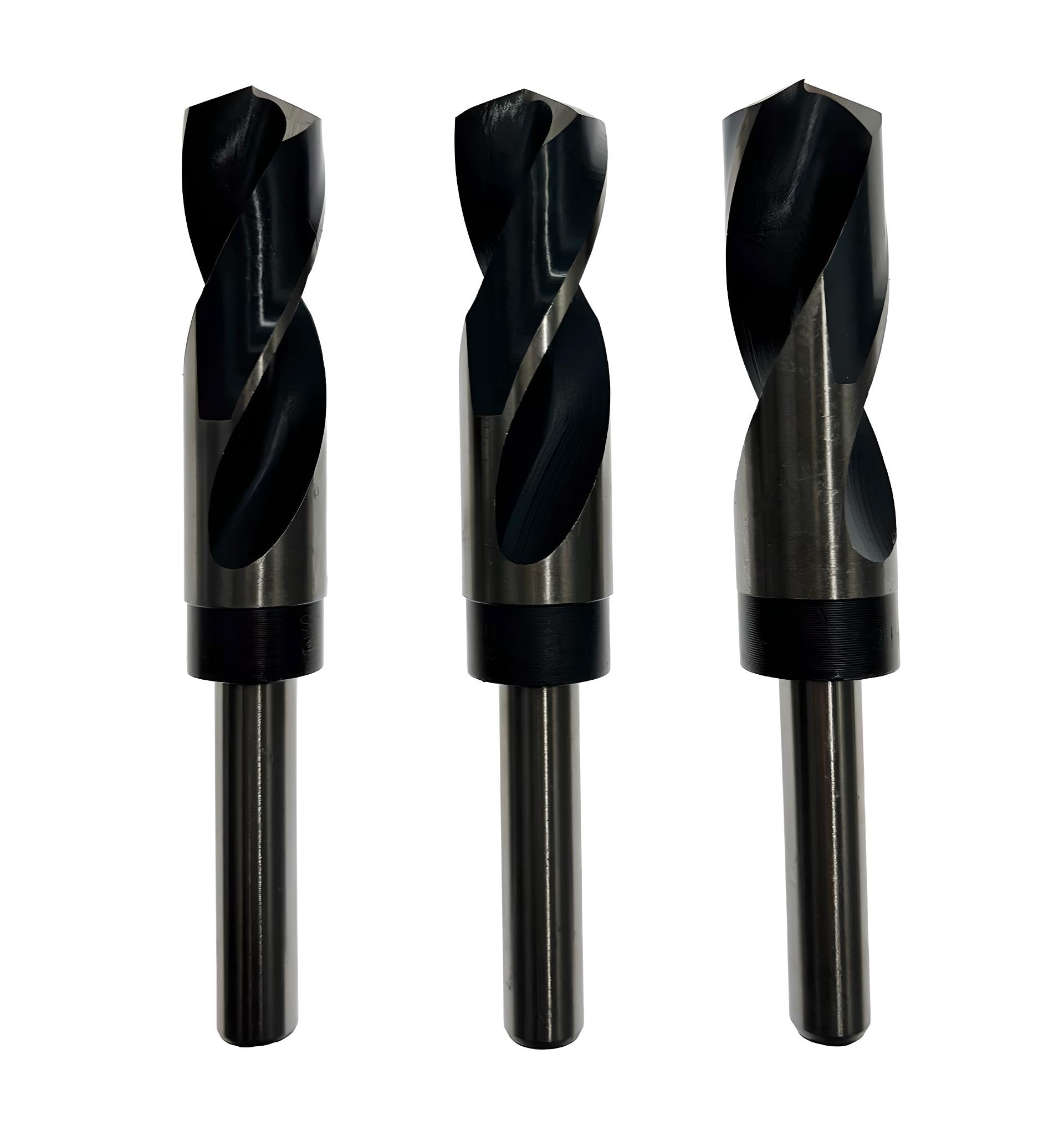 Falon-Tech HSS Metal Drill Bit Set 3 pcs (22 mm, 24 mm, 25 mm) - made of high quality High-Speed Steel - precise & centred Twist Drill Set for Metal - Steel Drill Bit Set, Break Resistant