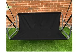 Izzybang 2/3 Seat Patio Swing Cover Chair Bench Replacement Covers Waterproof Heavy Duty Swing Seat Cover, (L) x (W) 44.49 x 38.97 inch