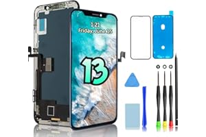 PAK TECH TRADERS for iPhone Screen Replacement LCD Cellular Glass Display Repair Digitizer Front Touch Screen Holder with Repair Kit + Screen Protector (13)