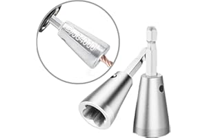 CIFOVALE 2 PCS Wire Twisting Tool, 2024 New Wire Twister Tool for Drill Wire Twister Wire Twist Tool for Electrical Power Drill Drivers