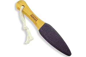 Handmade Heroes Foot Exfoliator - Deep Skin Smoother for Dry, Rough Areas & Cracked Heels – Natural Scrub for Silky Soft Skin