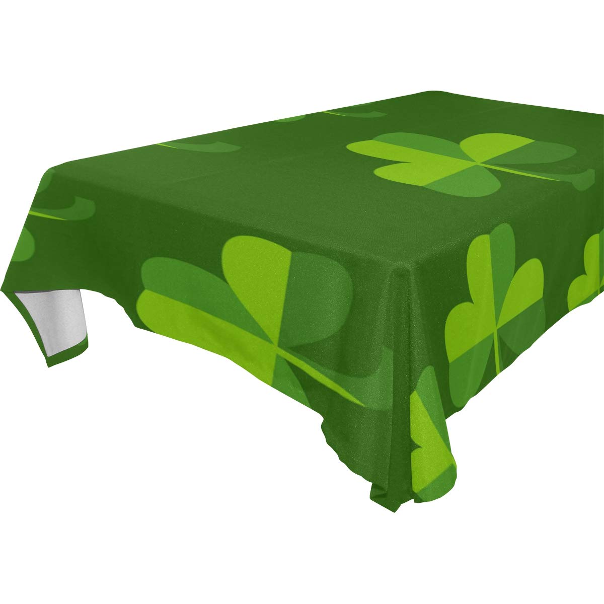 WIHVE St Patricks Day Table Cloth 54 x 54 Inch Saint Patricks Day Green