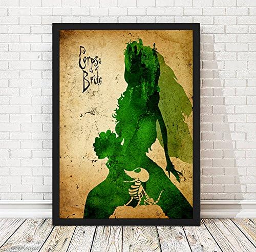 Tim Burton Corpse Bride Minimalist Movie Poster, Artwork Print, Unframed Print, Office Decor, Home Decor, Wall Hanging, Cafe Decor