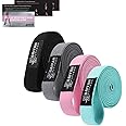 Long Resistance Bands for Working Out Women, Fabric Resistance Band, Stretch Bands for Exercise Bands Resistance Bands Set for Physical Therapy, Elastic Bands for Exercise, Ligas para Hacer Ejercicio