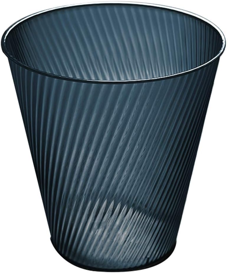 Contenedor de basura de plástico, cubo de basura redondo, cubo de