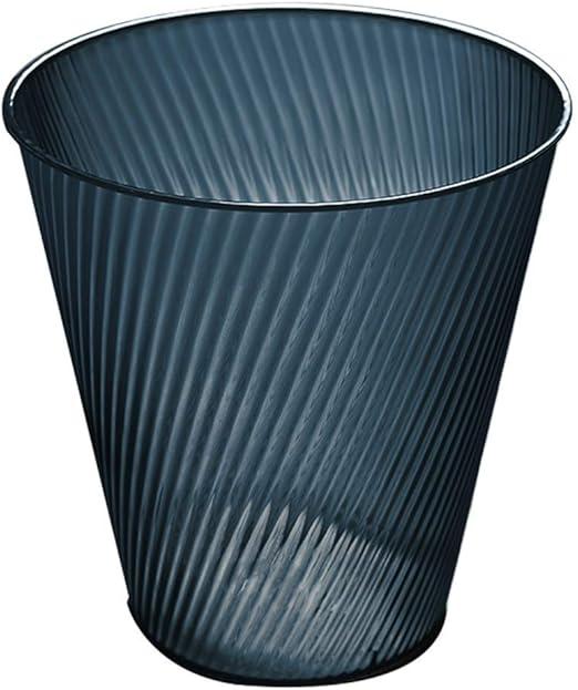 Contenedor de basura de plástico, cubo de basura redondo, cubo de