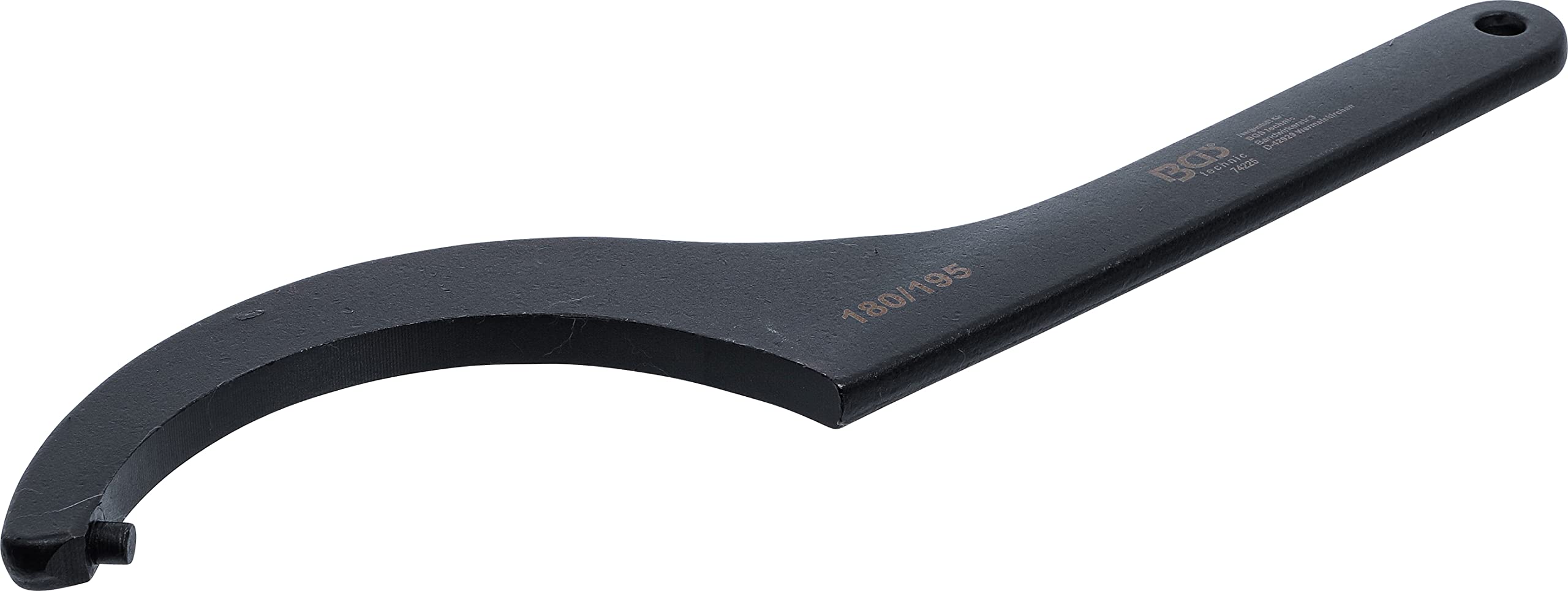 BGS 74225 | Hook Wrench with Pin | 180 - 195 mm