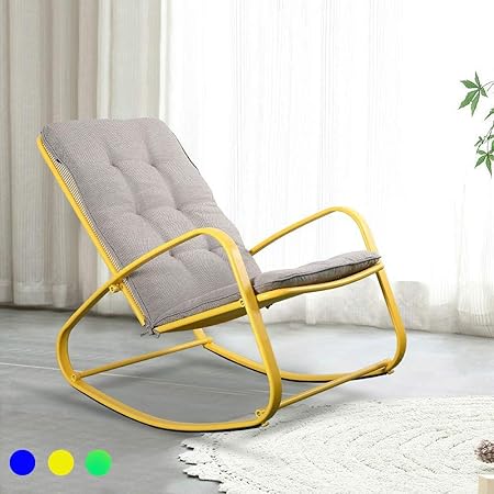 yellow glider chair