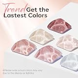 Modelones Gel Nail Polish Set 6 Colors Nude Pink Milky White Jelly view 6