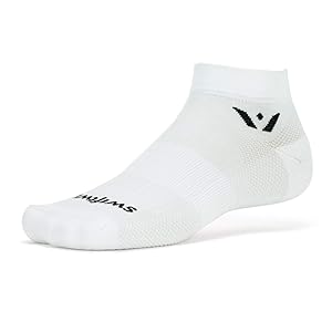 Swiftwick- ASPIRE ONE Running & Cycling Socks, Mens & Womens, Wicking, Lightweight