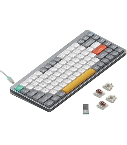 Amazon.com: nuphy Air60 V2 Portable Wireless Keyboard 60