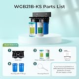 iSpring WGB21B-KS 2-Stage Whole House Filtration System 1in Ports view 6