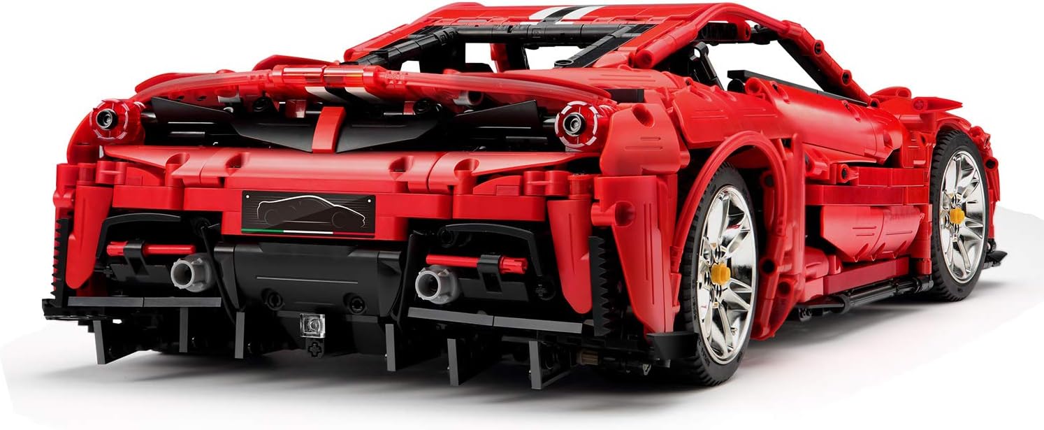 CaDA Bricks Master Series Italian Supercar Set - Non-Motorized Version, Black, 52 x 25 x 13cm - Image 5