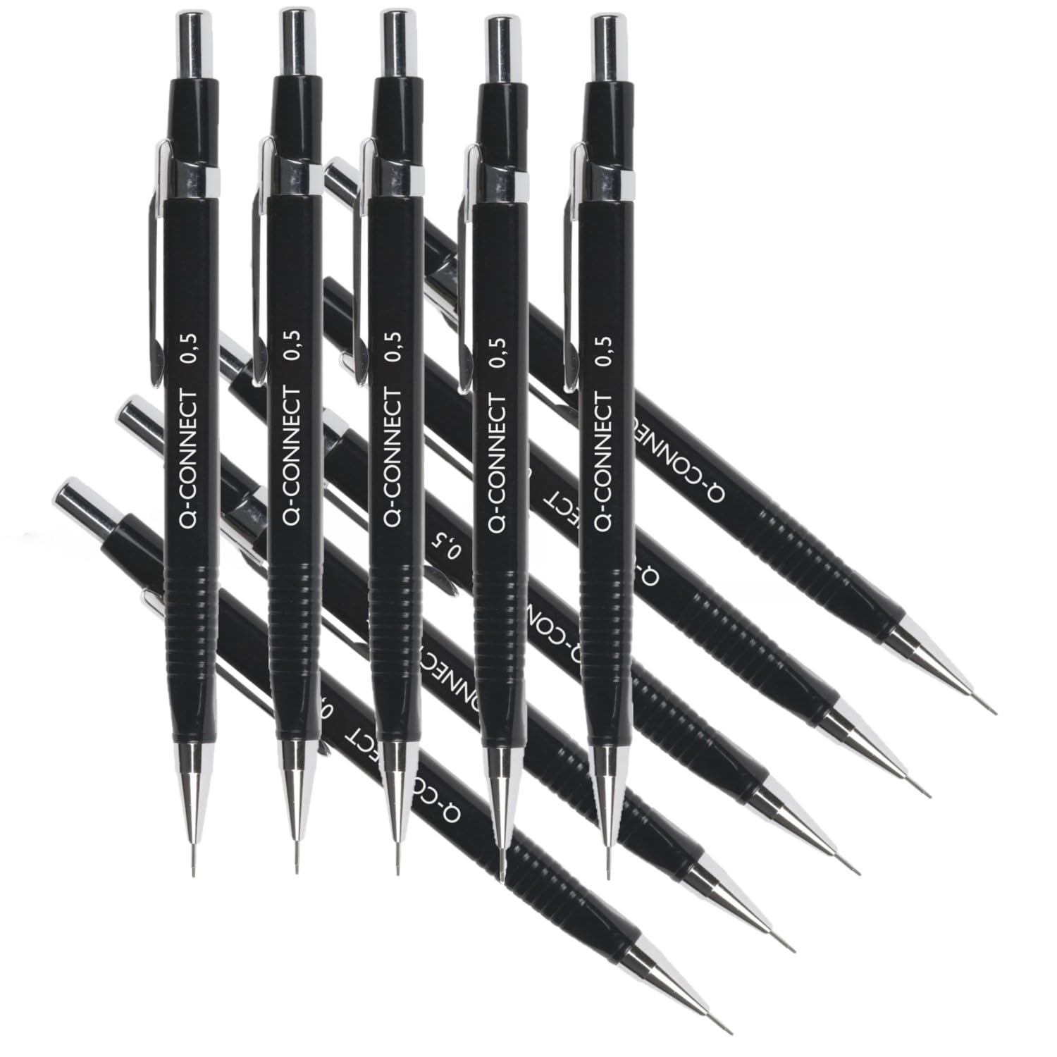 Q-Connect Refillable Automatic Pencil Fine 0.5mm HB (10 Pack) KF01937