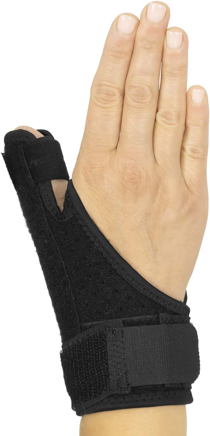 Vive Thumb Brace - for Dequervains Tendonitis and Arthritis - Fits Men and Women Left and Right Hand - Spica Splint Support Wrap - Wrist Stabilizer for Carpal Tunnel, Sprains, and Trigger Pain Relief: Health & Personal Care