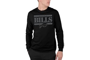 Junk Food x NFL - Team Stencil Block - Officially Licensed Adult Long Sleeve Fan T-Shirt for Men & Women