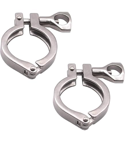 DERNORD 4 Way Cross Clamp Fits 2" Tri-clamp Sanitary Fitting Stainless Steel 304