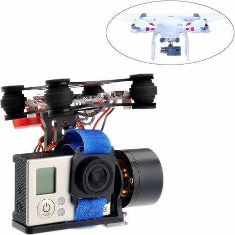 fpv 2 axis brushless gimbal with controller for dji phantom gopro 3 for rc drone fpv racing