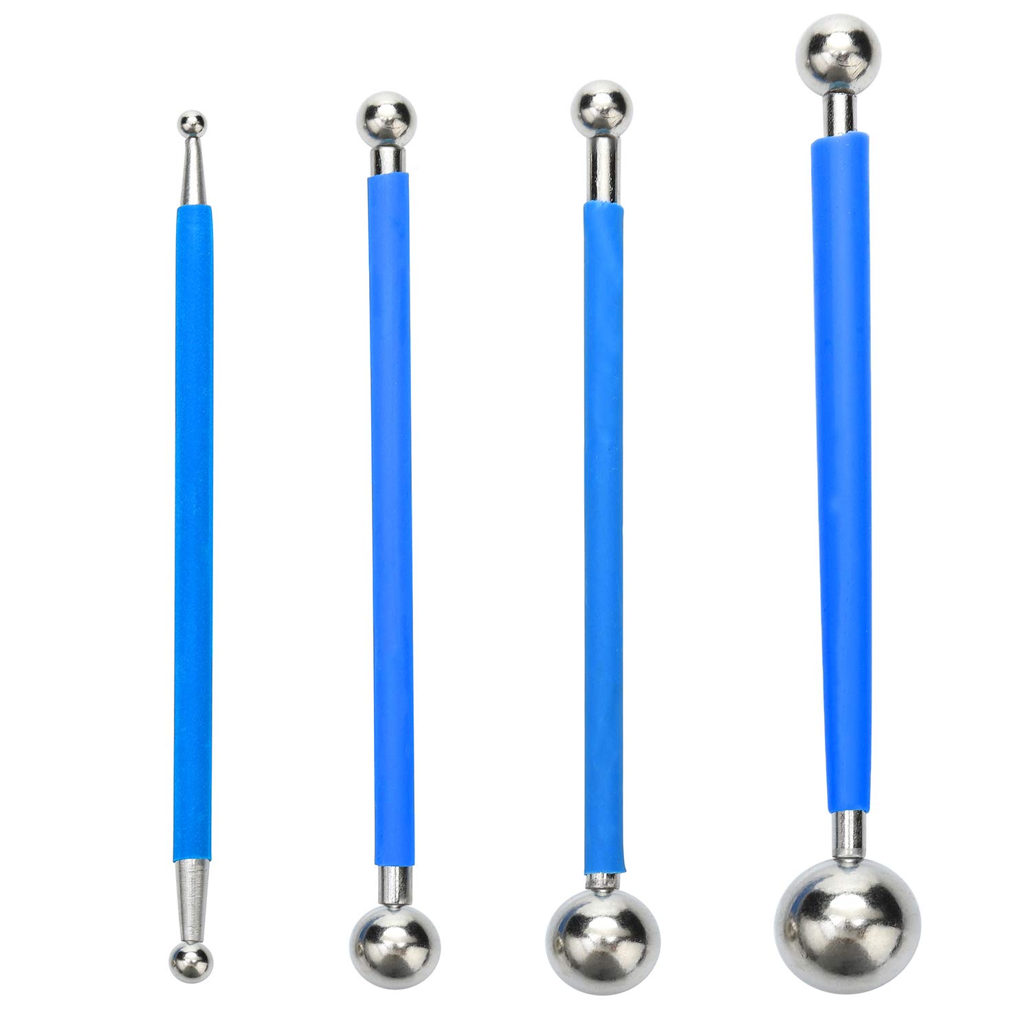 GOZOLA Caulking Tool for Concrete Countertop, Metal Ball Tile Caulk Finishing Tool Used To Press The Tile Grout Coating For Bathroom Kitchen and The Rest Of The Household