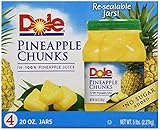 Dole Pineapple Chunks in 100% Pineapple Juice - 20 oz. - 4 ct.
