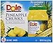 Dole Pineapple Chunks in 100% Pineapple Juice - 20 oz. - 4 ct.