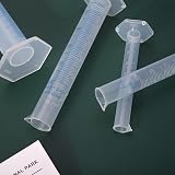 Euvoym 4pc Graduated Cylinder Set 10-100ml PP Plastic Lab Measuring Beakers view 5