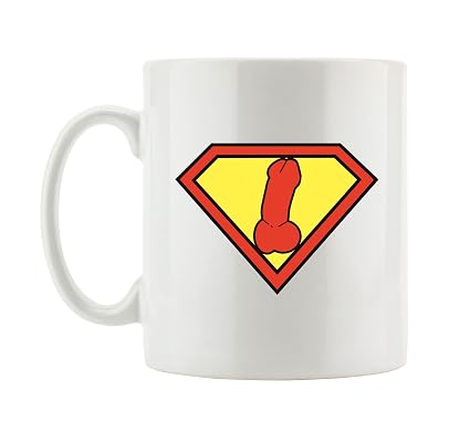 Pixxprint Ta F2250 Superman Penis Dick Gross Fun Kult Tasse