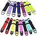 ZSZCXD Soft Silicone Replacement Watch Band for Garmin Forerunner 235/220/230/620/630/735 Smart Watch (01 Yellow & Black)
