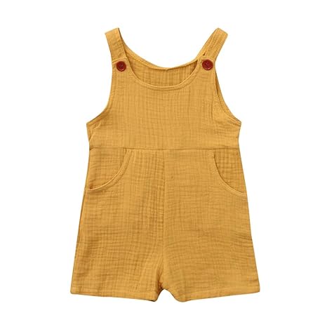 Babybekleidung, YanHoo Unisex Baby Body für Jungen Mädchen Sommer Neugeborenes Feste Overall Strampler Overall Kleidung Baby 