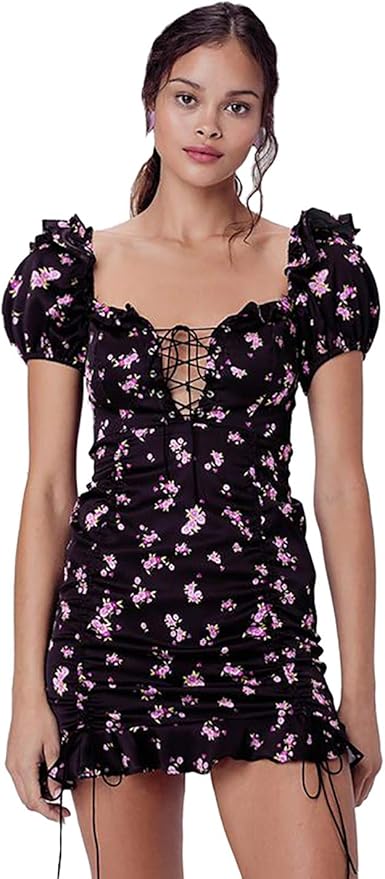 for love and lemons lilac mini dress