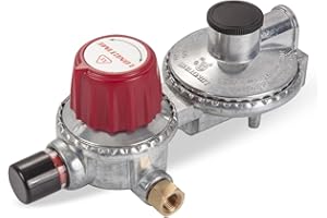 KIBOW Two-Stage Auto-Changeover Propane Regulator for RV Camper