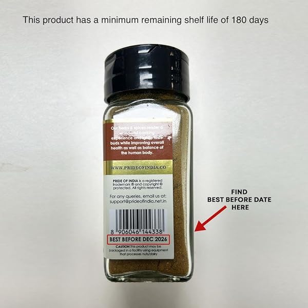 PRIDE OF INDIA – INDIAN BIRYANI MASALA SEASONING SPICE – 2.40 OZ. SMALL DUAL SIFTER BOTTLE – GOURMET SPICE BLEND – IDEAL FOR LAYERED VEGETABLE AND MEAT PILAF – SUITABLE FOR VEGETARIANS & VEGANS