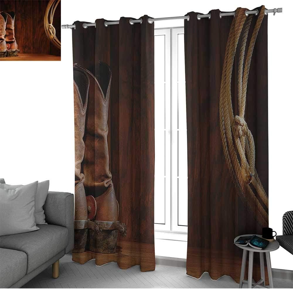 Western Best Home Fashion Wide Width Thermal Insulated Blackout Curtain