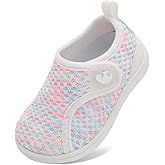 FEETCITY Wide Toddler Shoes Baby First Walking Shoes Toddler Slip on Shoe Infant Sneakers Boys Girls School Shoe
