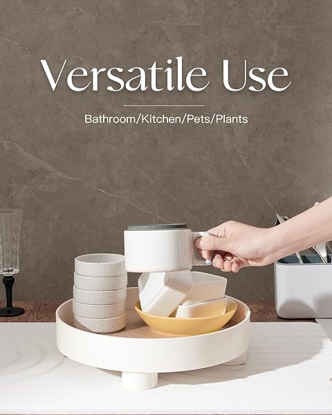 YOULTTAN STONE BATH MAT 24″X16″ – DIATOMACEOUS EARTH SHOWER MAT, QUICK DRY, ANTI-SLIP, MODERN DESIGN WITH BONUS NON-SLIP PAD – PERFECT FOR HOME SAFETY AND STYLE,LIGHT GRAY