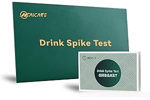 HealCare Spiked Drink Test, Detect GHB or KET in Your Drink or Beverage, Rapid Results and Portable Personal Safety,Check for Drink Spiking, 3 Tests