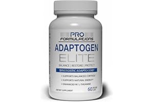 Pro Formulations MD Adaptogen Elite - Synergistic Blend - 60 vcaps - Balances Cortisol & Natural Energy - Enhanced with Rhodiola, Ashwagandha, Astragalus, Schisandra, Eleuthero, L-Theanine