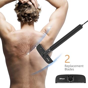 Bichiro Back Hair Shaver Razor For Men Stretchable Body Trimmer