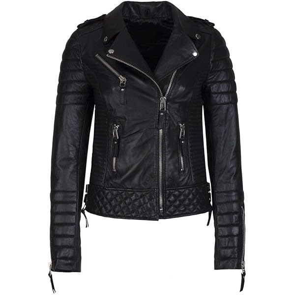 Men`s Diamond Quilted Kay Michael Black LAMBSKIN Slim Fit