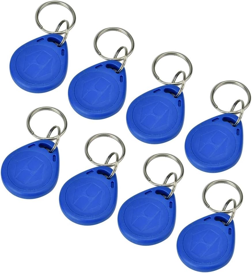 RFID Key Fob Proximity ID Card Token Tag Keypad Card for Door Entry Access Control System 125 kHz / 13.56 KHZ (ID/IC) (100pcs)(ID) - Image 4