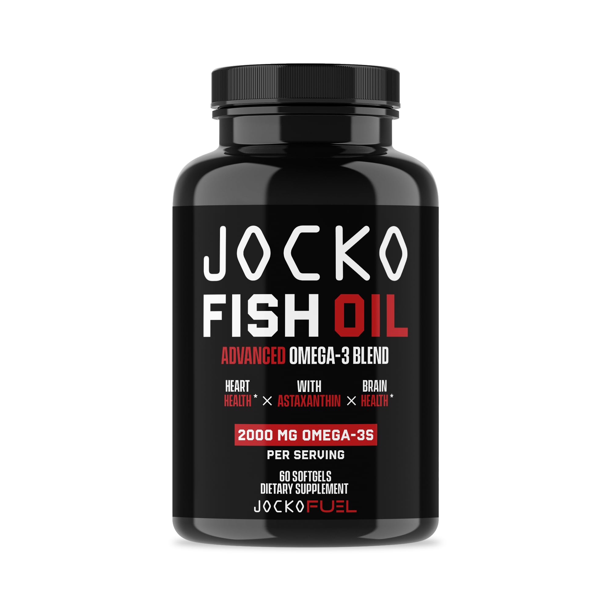 Jocko Fuel Supplements Bundle (3 Pack) - Test Booster for Men + Magnesium + Omega 3 Fish Oil