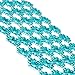 Mandala Crafts Turquoise Bling Wrap Rhinestone Ribbon - 4 in 10 Yds Crystal Rhinestones Mesh Ribbon - Diamond Wrap Rhinestone Strips Roll for Crafts Wedding Party Decoration