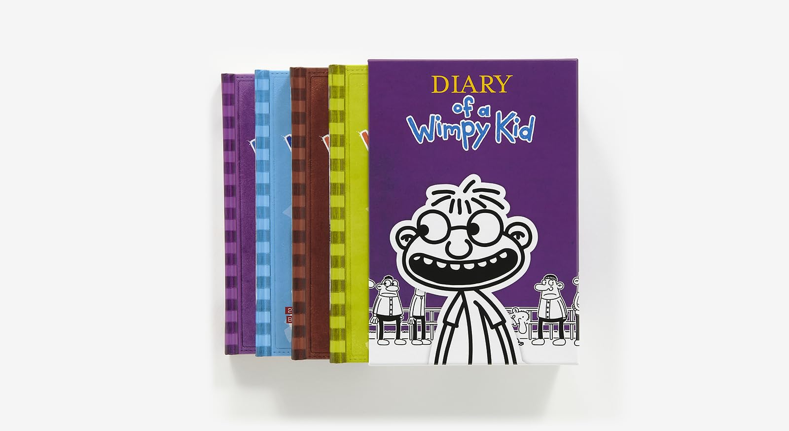 Diary of a Wimpy Kid Box of Books 5-8 Hardcover Gift Set: Ugly Truth, Cabin Fever, The Third Wheel, Hard Luck