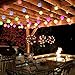 Areful Globe String Lights, 12FT Patio Lighting Strand with LED G40 Bulbs, Connectable, Remote Control, RGB Color Changing Mood Lighting