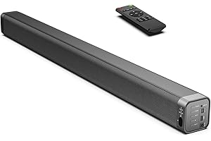 Sound Bar for TV, 36-inch Bluetooth Soundbar for TV Speakers Sound Bar with 3D Surround Sound System, Built-in Subwoofer, 80W
