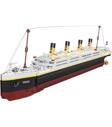 Amazon.com: NDZUI Titanic Building Blocks Set, Toy Ship Model Kit